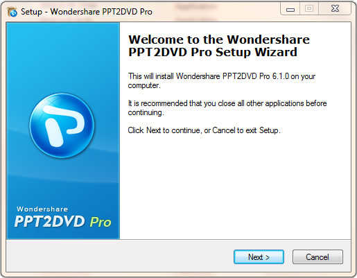 Install PPT2DVD